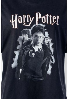 Camiseta De Harry Potter Regular Fit Para Mujer M