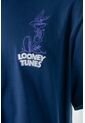Camiseta De Looney Tunes Manga Corta Azul Para Hombre M de WARNER BROS