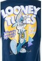 Camiseta De Looney Tunes Manga Corta Azul Para Hombre M de WARNER BROS