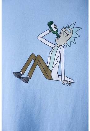 Camiseta De Rick Y Morty Regular Fit Para Hombre M