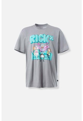 Camiseta De Rick & Morty Regular Fit Para Hombre S