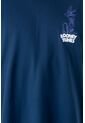 Camiseta De Looney Tunes Manga Corta Azul Para Hombre M de WARNER BROS