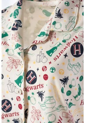 Pijama De Harry Potter Con Pantalón Largo Para Mujer S