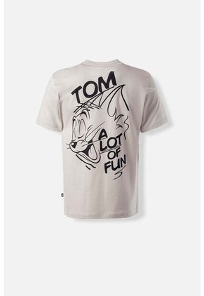 Camiseta De Tom Y Jerry Regular Fit Para Hombre S