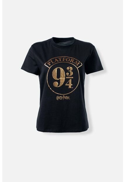 Camiseta De Harry Potter Slim Fit Para Mujer S