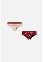 Pack X2 Panties De Harry Potter Vinotinto Y Caqui Para Mujer M de WARNER BROS