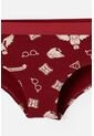 Pack X2 Panties De Harry Potter Vinotinto Y Caqui Para Mujer M de WARNER BROS