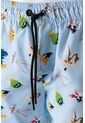 Pantaloneta De Baño De Los Looney Tunes Con Cordón Azul Claro Para Hombre ( Te Recomendamos Comprar Una Talla Menor A La Habitual) M de WARNER BROS
