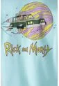 Buzo De Rick Y Morty Cerrado Azul Para Hombre M de WARNER BROS
