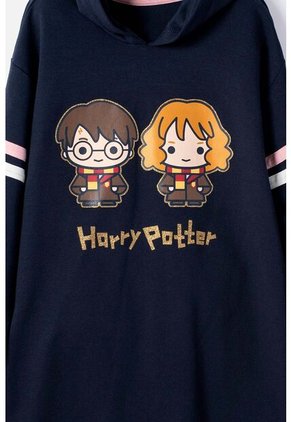Vestido De Harry Potter Con Capucha Azul Para Niña 10