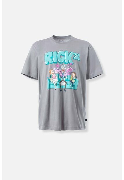 Camiseta De Rick & Morty Regular Fit Para Hombre L