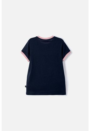 Camiseta De Harry Potter Manga Corta Azul Para Niña 6