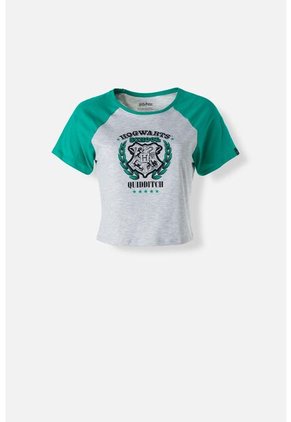 Camiseta De Harry Potter Crop Top Para Mujer S