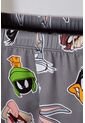 Pijama De Los Looney Tunes Blanca Y Gris Manga Larga Para Bebé Niño 3-6 de WARNER BROS