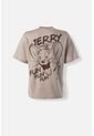 Camiseta De Tom Y Jerry Regular Fit Para Mujer S de WARNER BROS