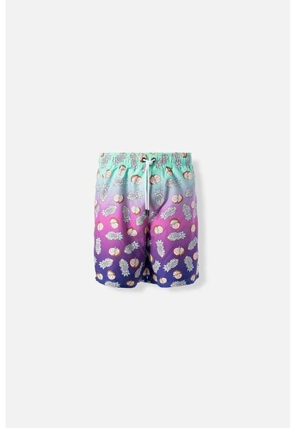 Pantaloneta De Baño De Rick Y Morty Multicolor Para Hombre M