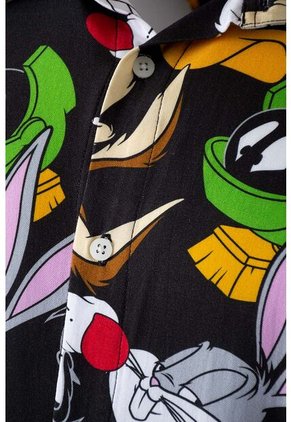 Camisa De Looney Tunes Multicolor Manga Corta Género Neutro S