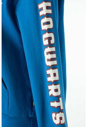 Buzo De Harry Potter Azul Y Verde Con Capucha Para Mujer M