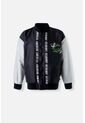 Chaqueta De Rick Y Morty Gris Y Negra Estampada Para Hombre M de WARNER BROS