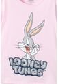 Camiseta De Looney Tunes Manga Corta Rosada Para Niña 10 de WARNER BROS