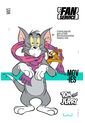 Camiseta De Tom Y Jerry Regular Fit Para Mujer XL de WARNER BROS