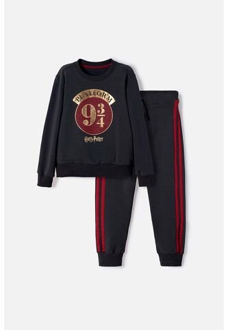 Conjunto De Harry Potter Pantalón Largo Gris Para Niño 10 WARNER BROS