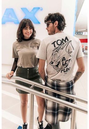Camiseta De Tom Y Jerry Regular Fit Para Hombre XL