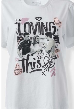 Pijama De Friends De Pantalón Largo Multicolor Para Mujer L