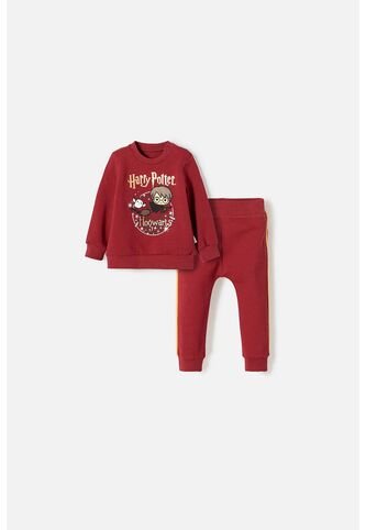 Conjunto De Harry Potter Rojo Bosque Para Bebé Niño 6-9 WARNER BROS