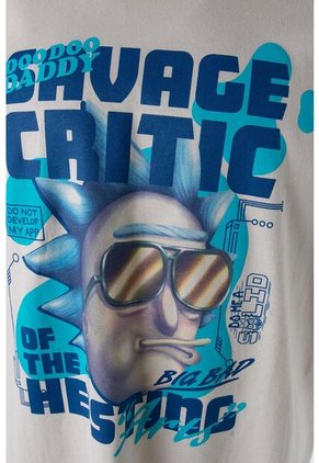 Camiseta Rick Y Morty Regular Fit Para Hombre L