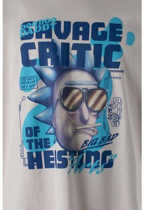 Camiseta Rick Y Morty Regular Fit Para Hombre L