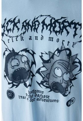 Camiseta Rick Y Morty Regular Fit Para Hombre L