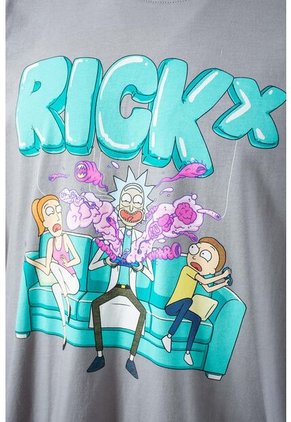 Camiseta De Rick & Morty Regular Fit Para Hombre XL