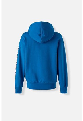 Buzo De Harry Potter Azul Y Verde Con Capucha Para Mujer M