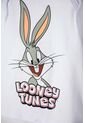 Pijama De Los Looney Tunes Blanca Y Gris Manga Larga Para Bebé Niño 6-9 de WARNER BROS