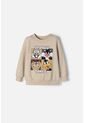 Buzo De Los Looney Tunes Caqui Cerrado Para Niño 2T A 5T 4T de WARNER BROS