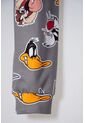 Pijama De Los Looney Tunes Blanca Y Gris Manga Larga Para Bebé Niño 6-9 de WARNER BROS