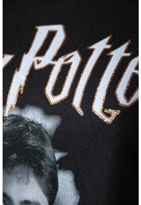 Camiseta De Harry Potter Regular Fit Para Mujer XS