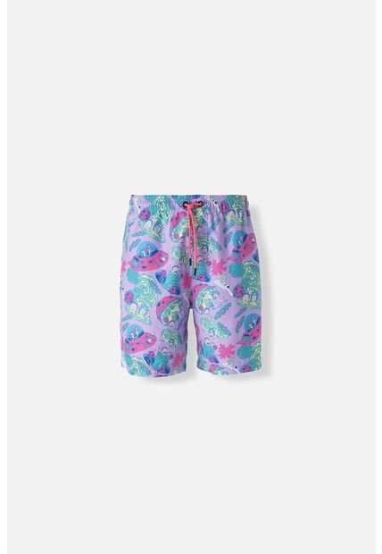 Pantaloneta De Baño De Rick Y Morty Multicolor Para Hombre XL