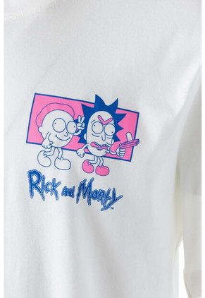 Camiseta De Rick Y Morty Regular Fit Para Hombre M