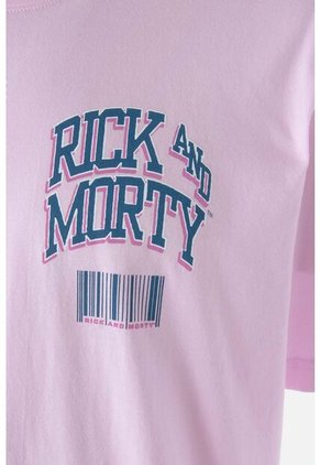 Camiseta Rick Y Morty Regular Fit Para Hombre S