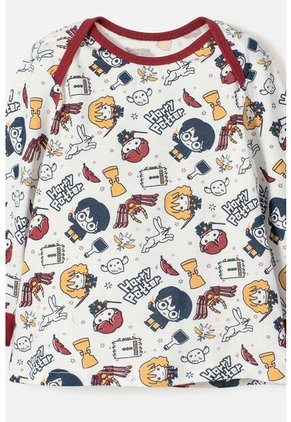 Pijama De Harry Potter Manga Larga Multicolor Para Bebé Niño 12-18