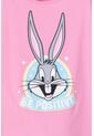 Camiseta De Looney Tunes Manga Corta Rosada Para Niña 8 de WARNER BROS