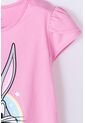 Camiseta De Looney Tunes Manga Corta Rosada Para Niña 8 de WARNER BROS