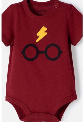 Body De Harry Potter Rojo Manga Corta Para Bebé Niño 12-18