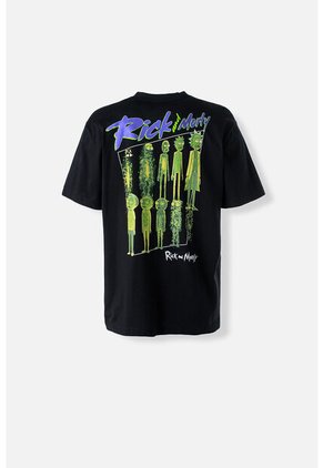 Camiseta De Rick & Morty Regular Fit Para Hombre M