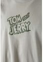 Camiseta De Tom Y Jerry Manga Corta Corta Verde Aceituna Género Neutro XL de WARNER BROS