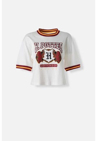 Camiseta De Harry Potter Boxy Fit Para Mujer L WARNER BROS