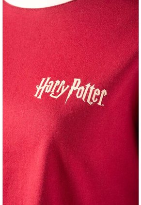 Camiseta De Harry Potter Boxy Fit Para Mujer M