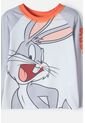 Conjunto De Baño De Bugs Bunny Multicolor Manga Larga Para Niño 2T A 5T 5T de WARNER BROS